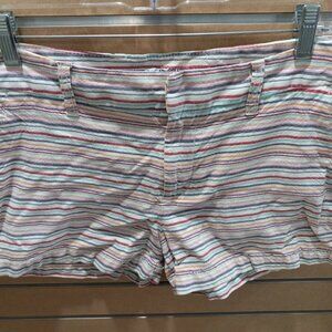 Gap Women Colorful Striped Shorts Size 10